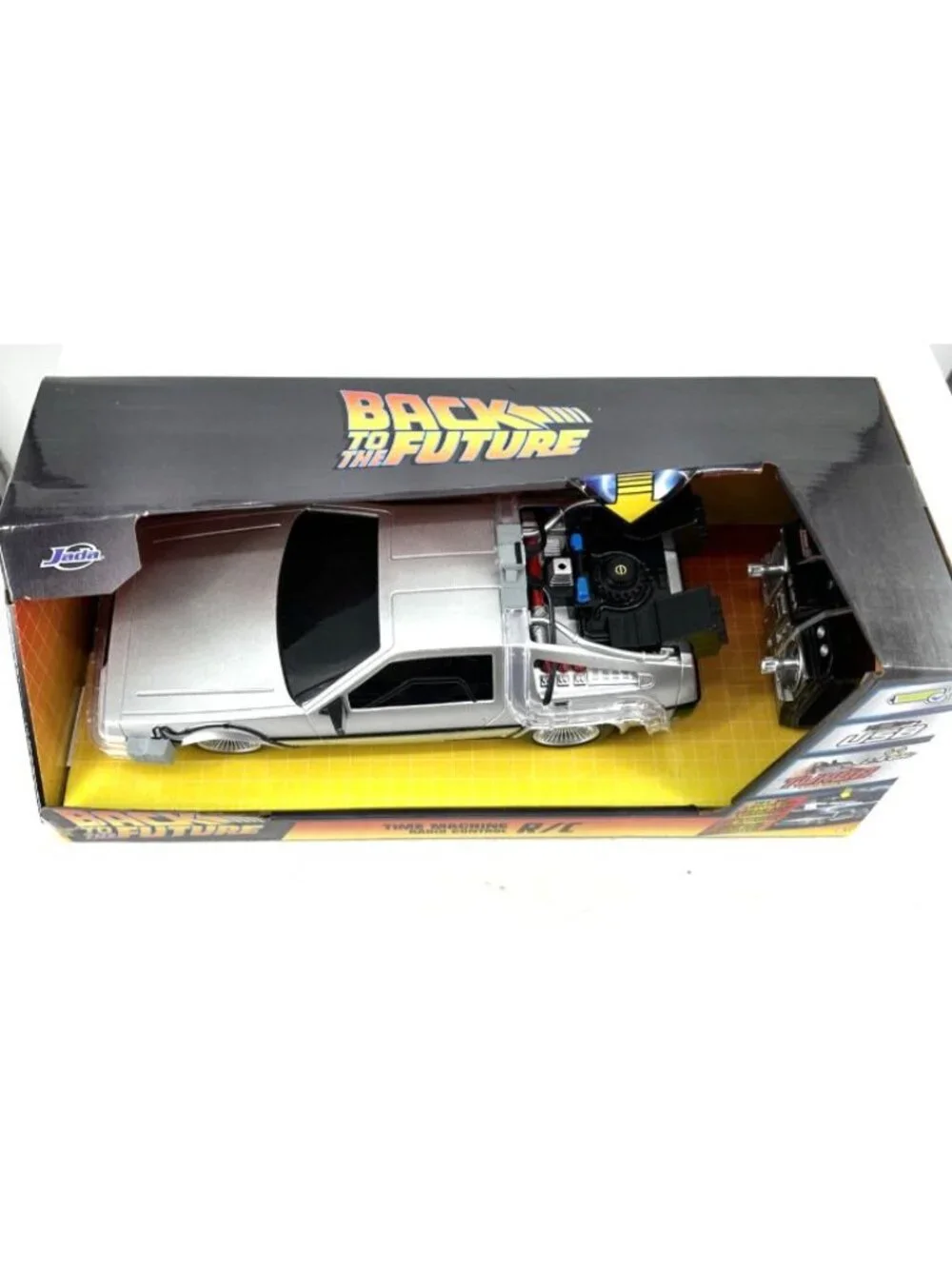 Jada Toys Back to the Future Time Machine Radio Control RC 1:16 Scale Car Age 6+